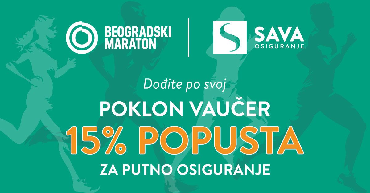 Poklon vaučer za učesnike 36. Beogradskog maratona