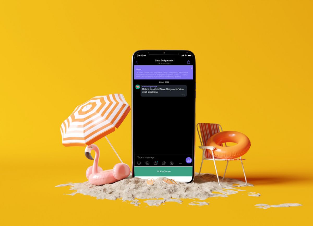 Viber bot medicinska pomoć na putovanju
